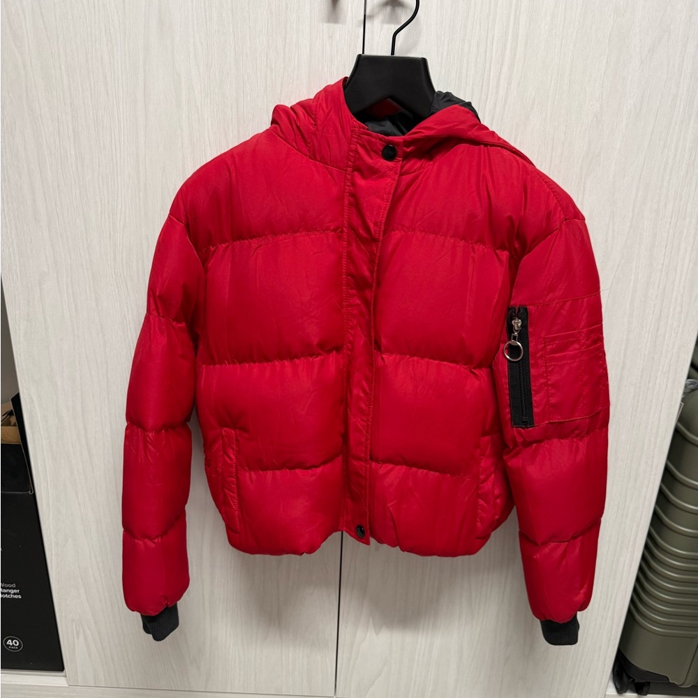 Cozy Red Puffer Jacket